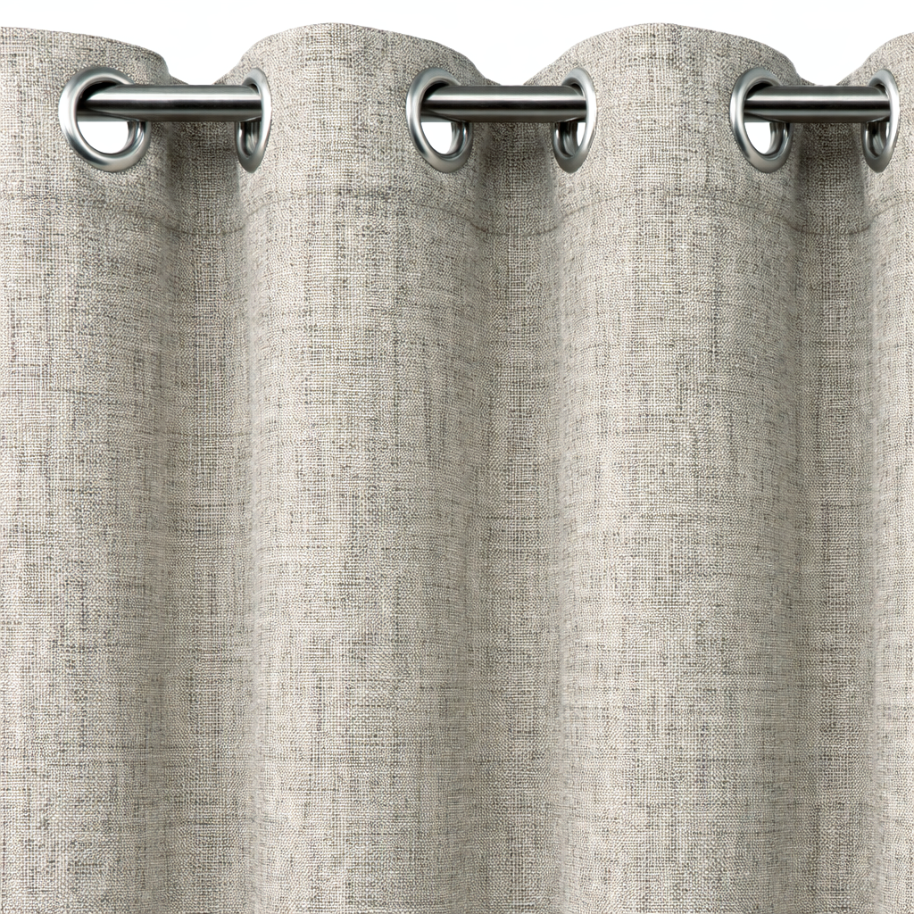 SET 2 CORTINAS TIPO LINO GRIS-1