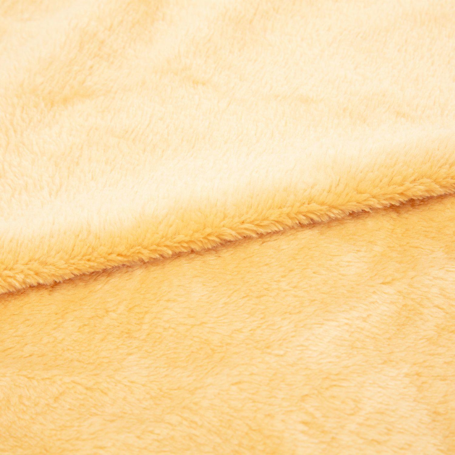 FRAZADA FLANNEL KING AMARILLO 2,5 PLAZAS-2