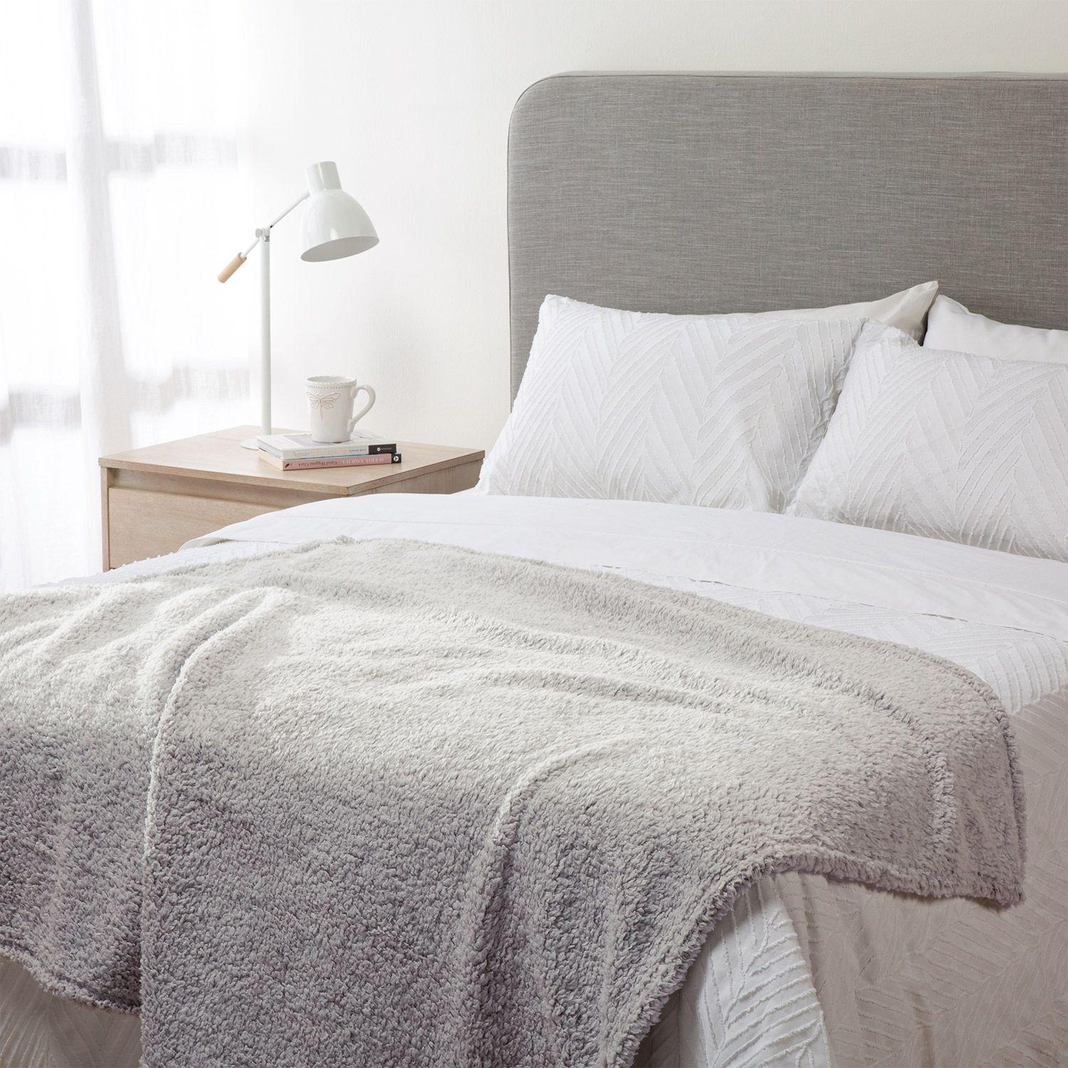 MANTA SHERPA ESTAMPADA GRIS-3