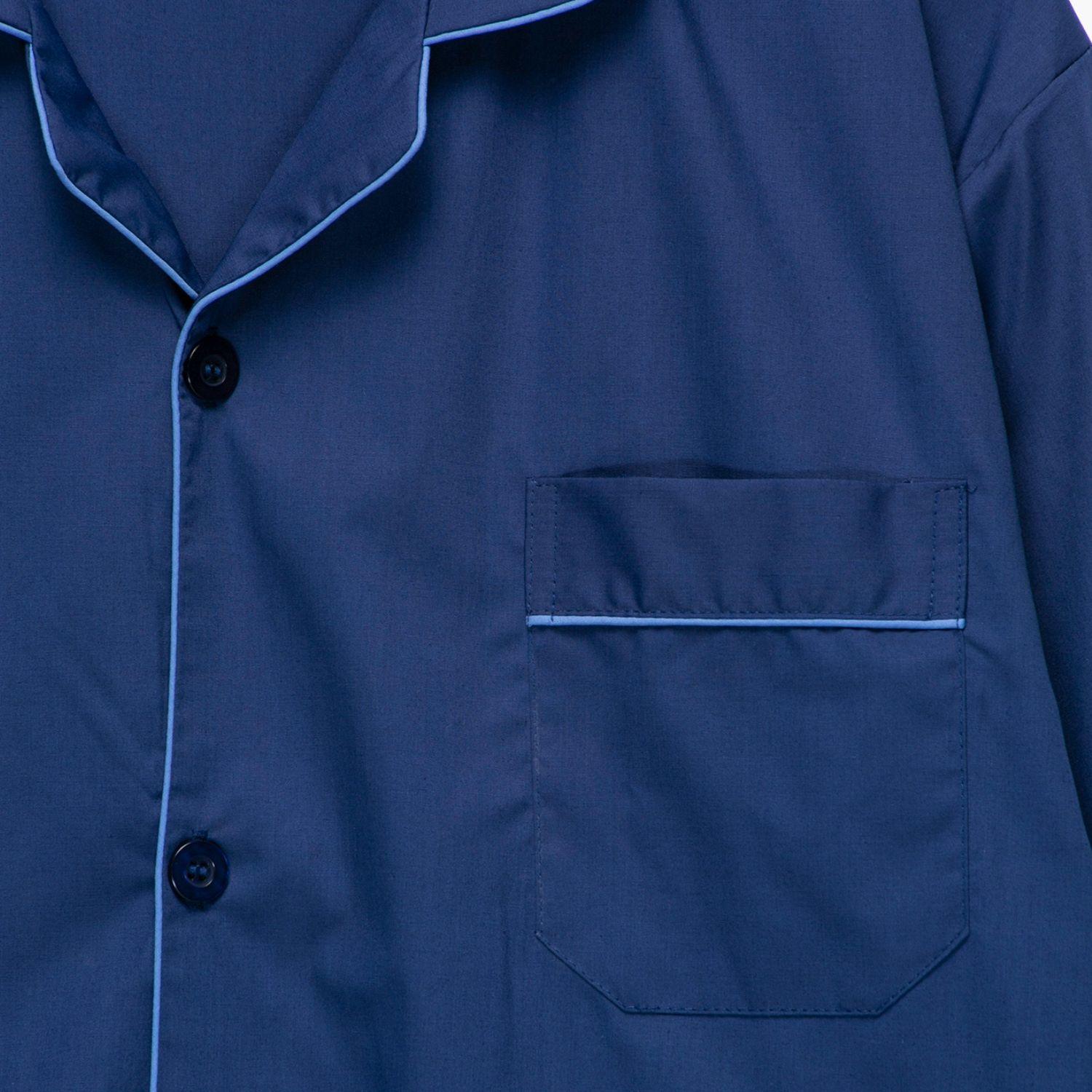 PIJAMA TREVIRA LARGO HOMBRE AZUL-5