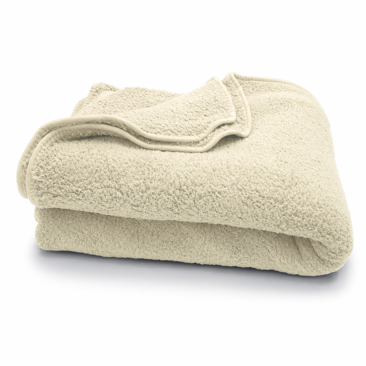 FRAZADA SHERPA SINGLE C BEIGE-1