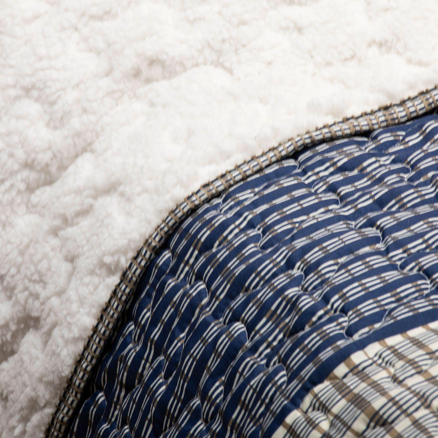 CUBRECAMA SHERPA ESTAMPADO KING AZUL-2