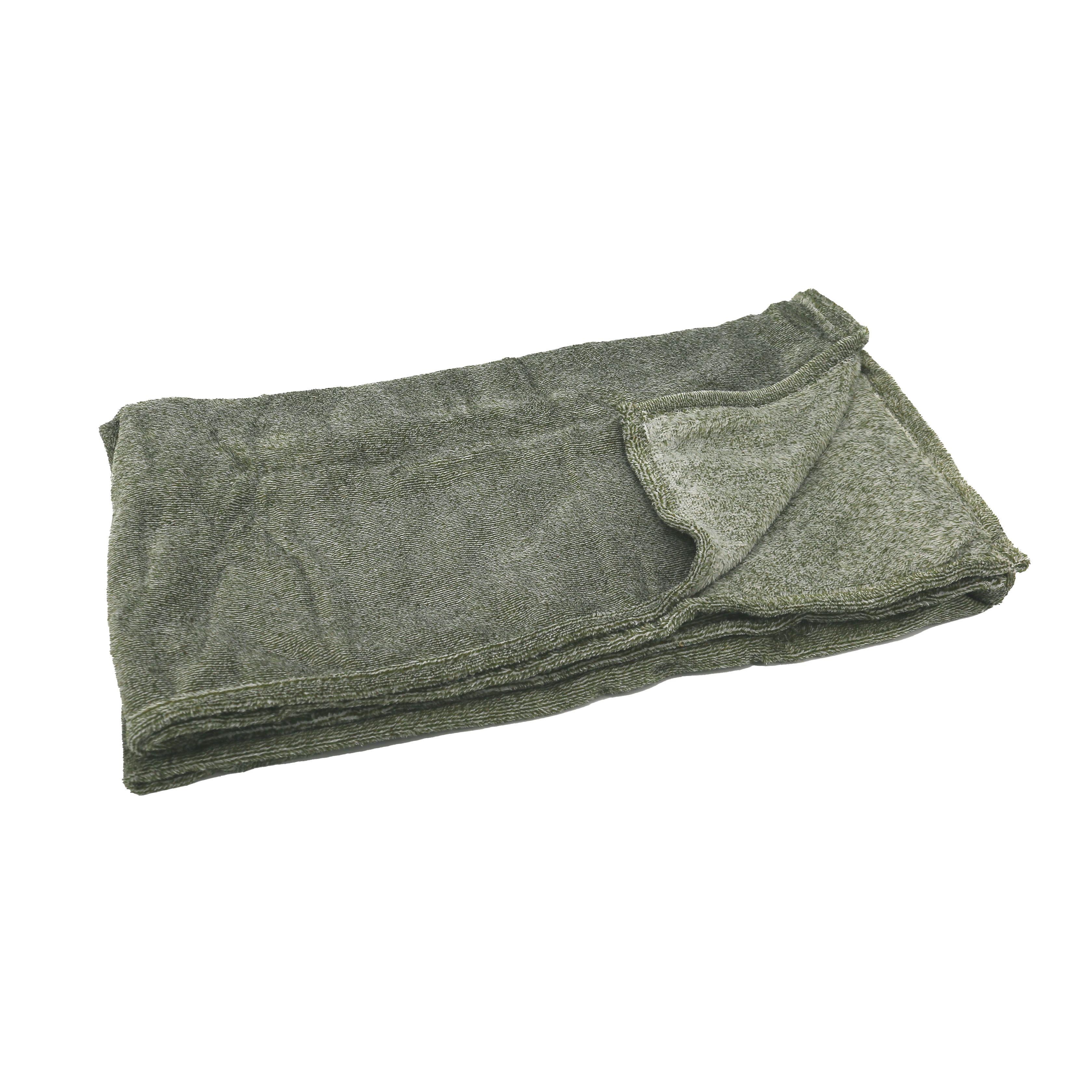 MANTA JACQUARD FLANNEL MELANGE VERDE-2