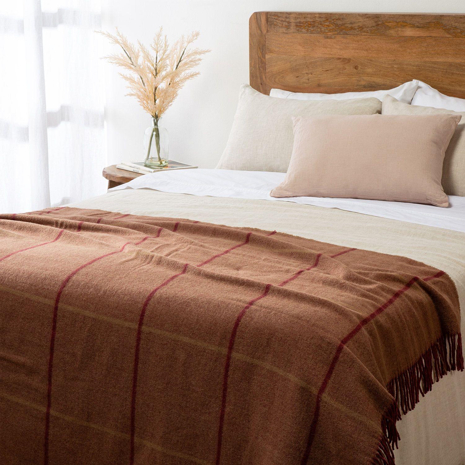 MANTA CHALON DE LANA ESCOCES ROJO-3