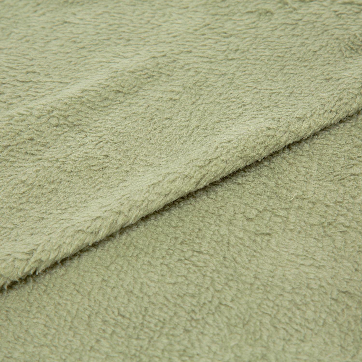 FRAZADA FLANNEL DOBLE VERDE 2 PLAZAS-2