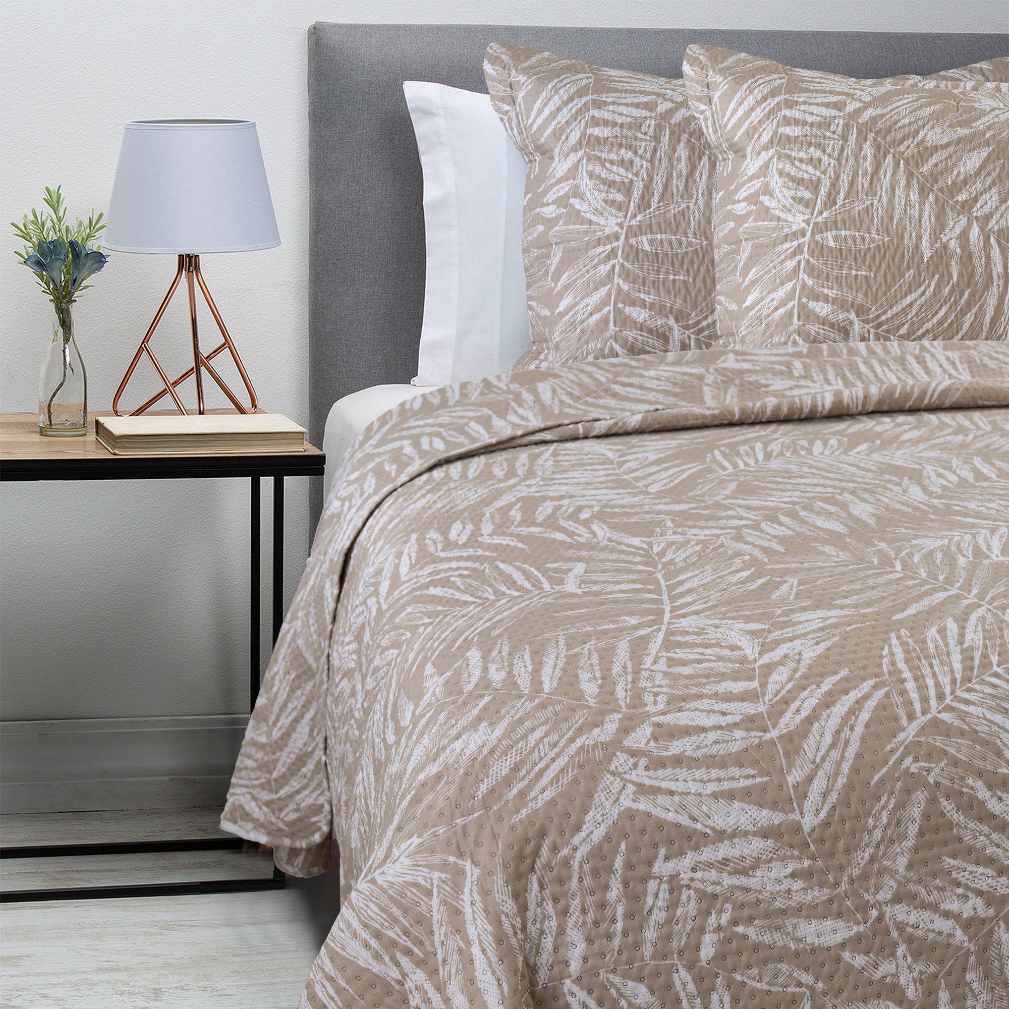 Cubrecama Ultrasonic Beige 2 plazas-2