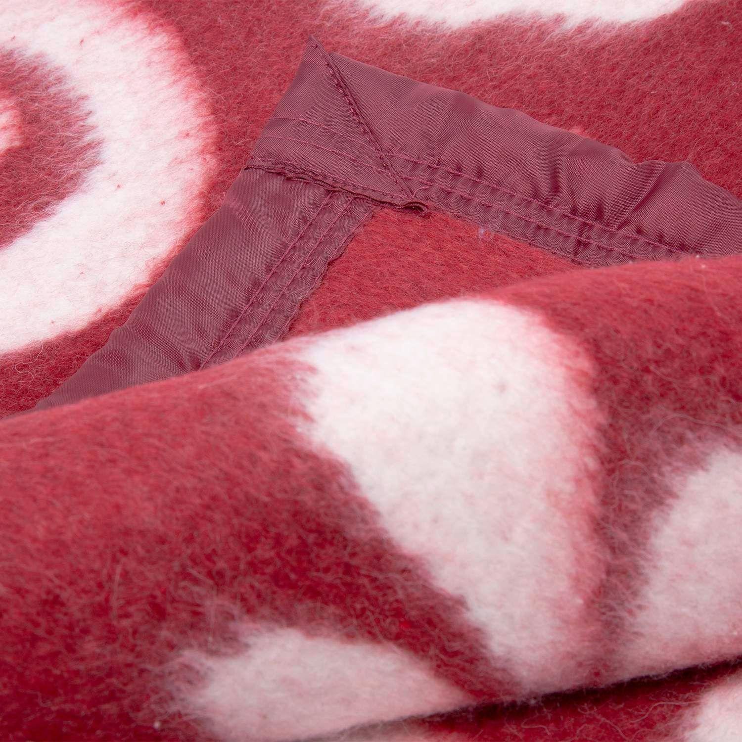 FRAZADA ZARINA JACQUARD 2 P ROJO-2