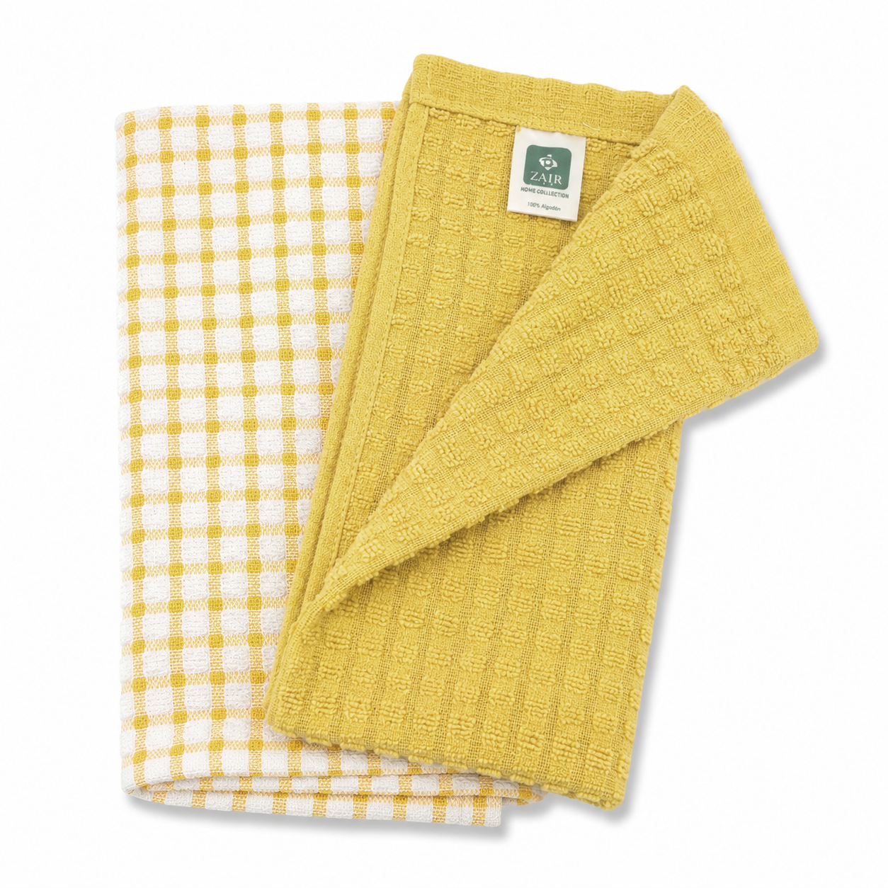 SET 2 UNIDADES PAÑO PANAL AMARILLO-1