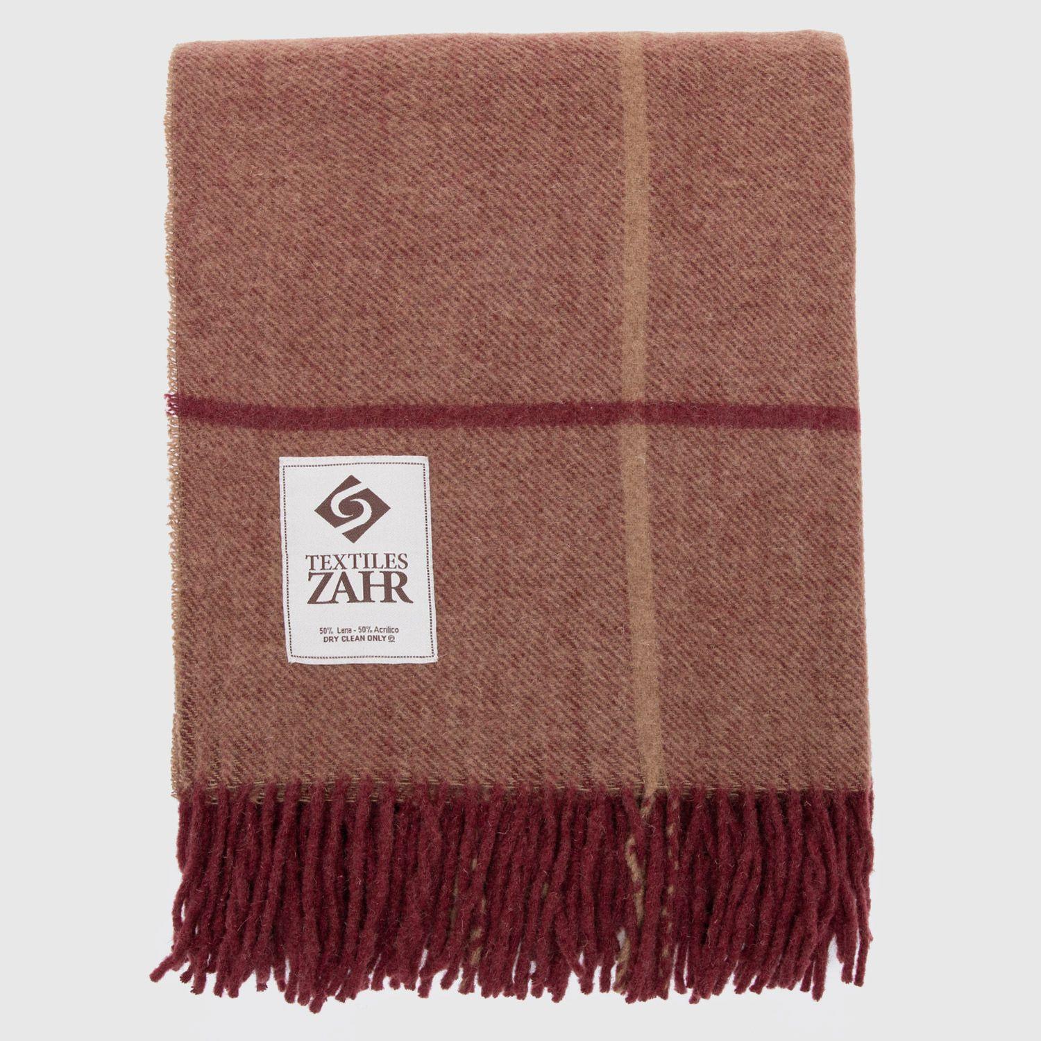 CHALON DE LANA ESCOCES 125 X 170 CONCHO VINO-2
