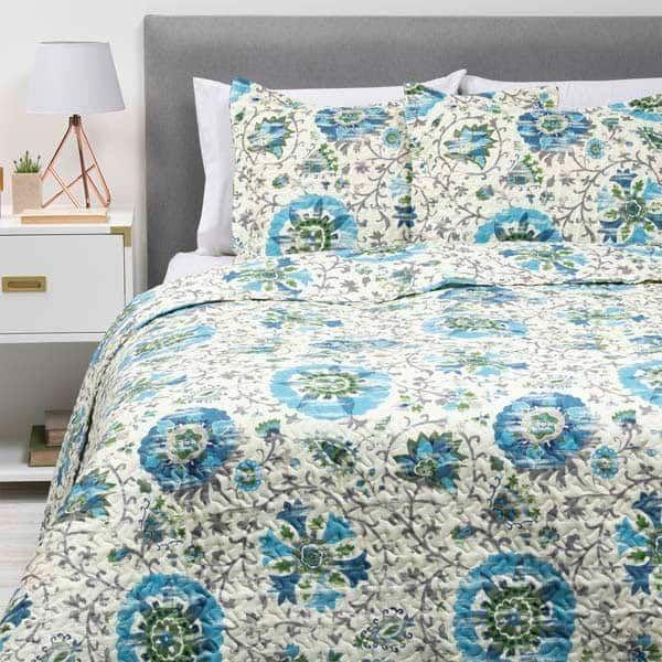 Cubrecama Quilt Estampado Ultrasonic King-0