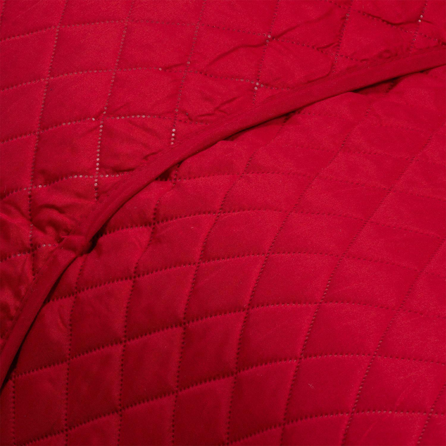 QUILT/CUBRECAMA LISO ROJO-2