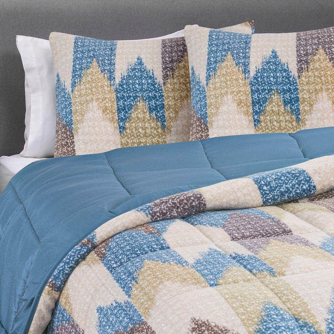 PLUMON CORAL ESTAMPADO KING CELESTE-0