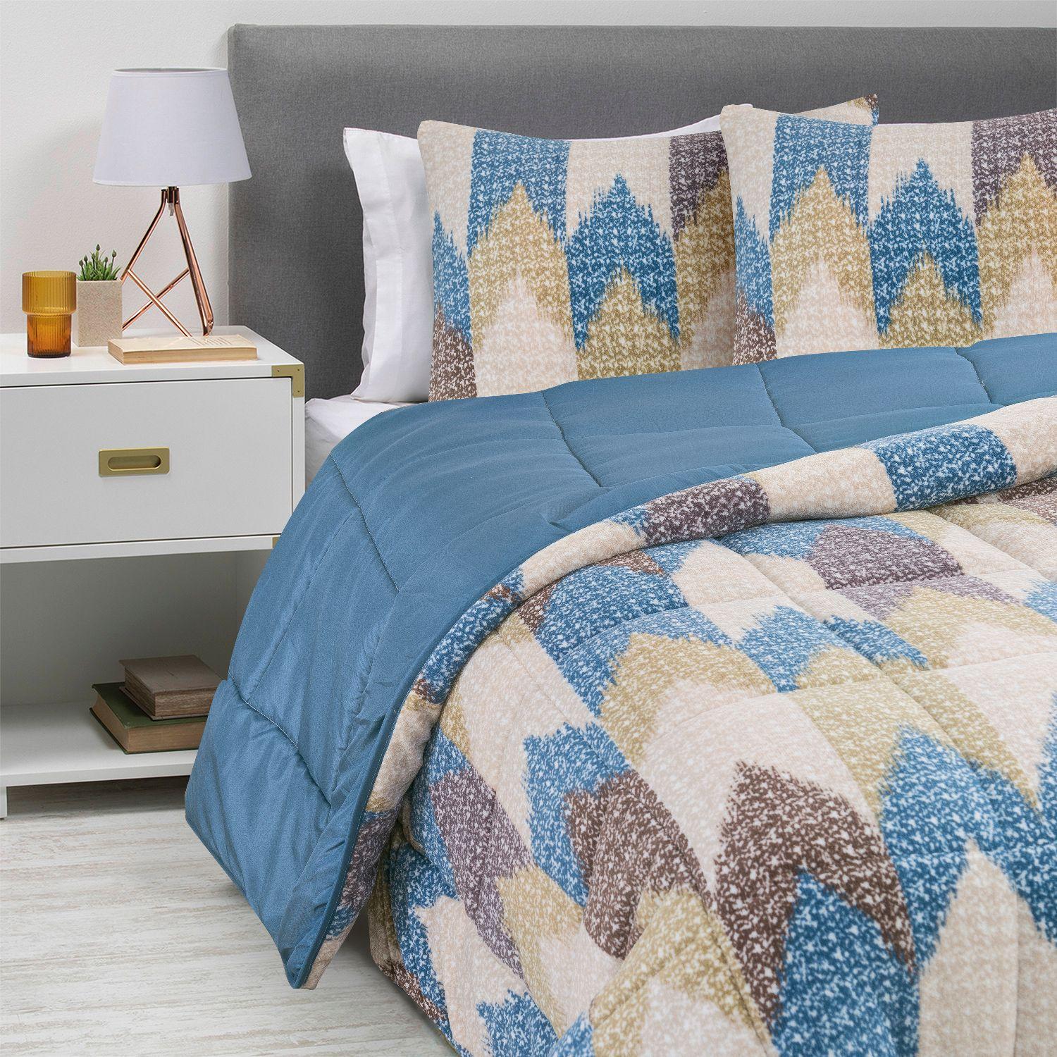 PLUMON CORAL ESTAMPADO KING CELESTE-1