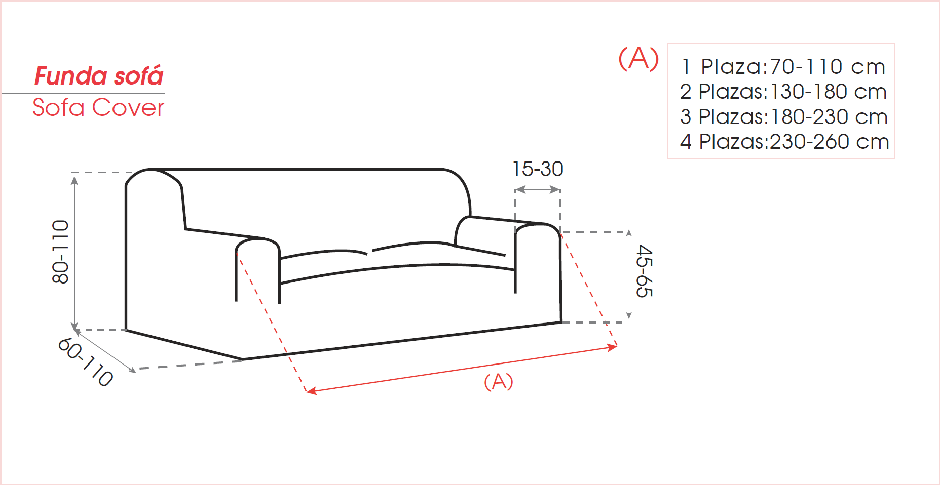 Funda de Sofa Bielastica 2 Cuerpos Bali-2