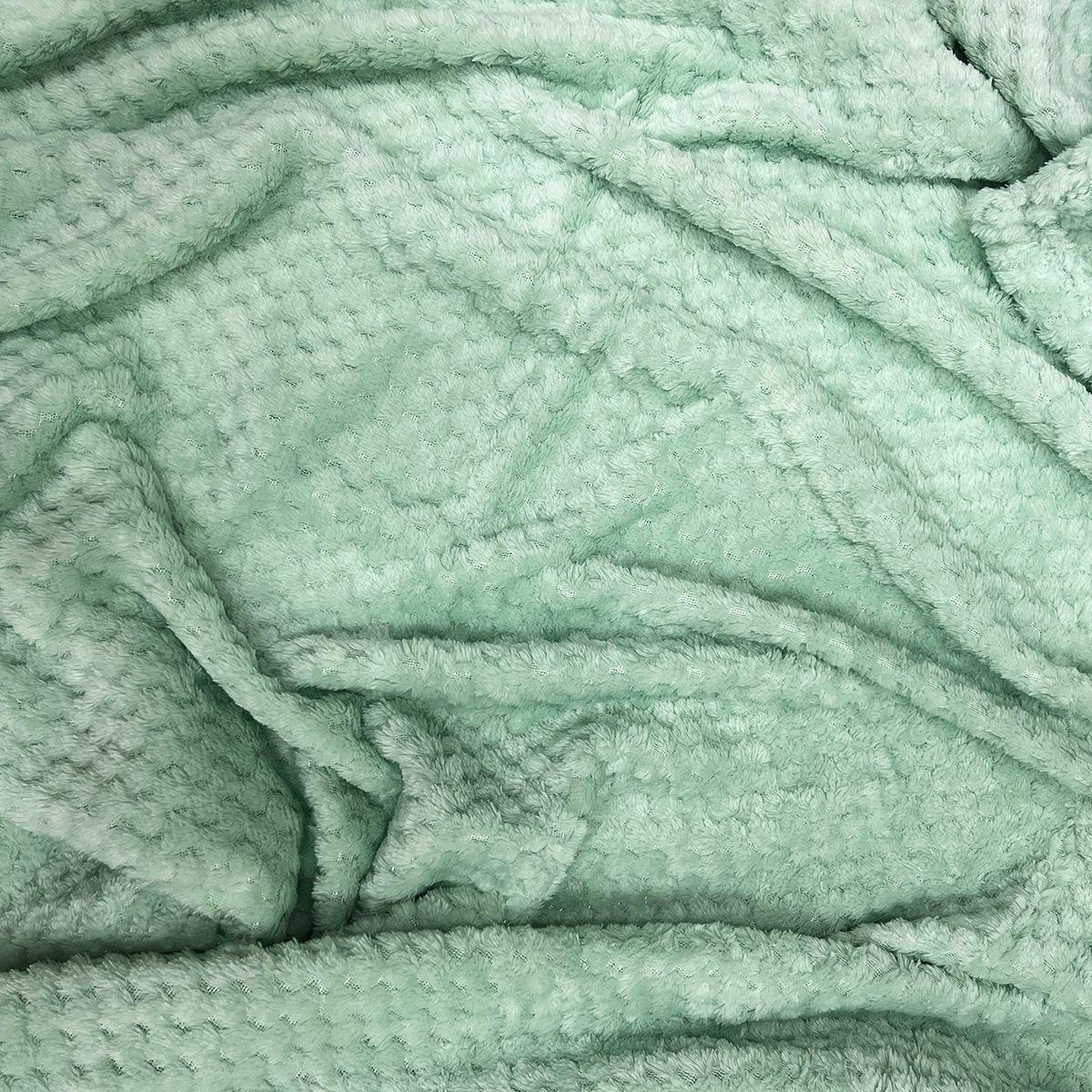 MANTA JACQUARD BOUCLE VERDE-2