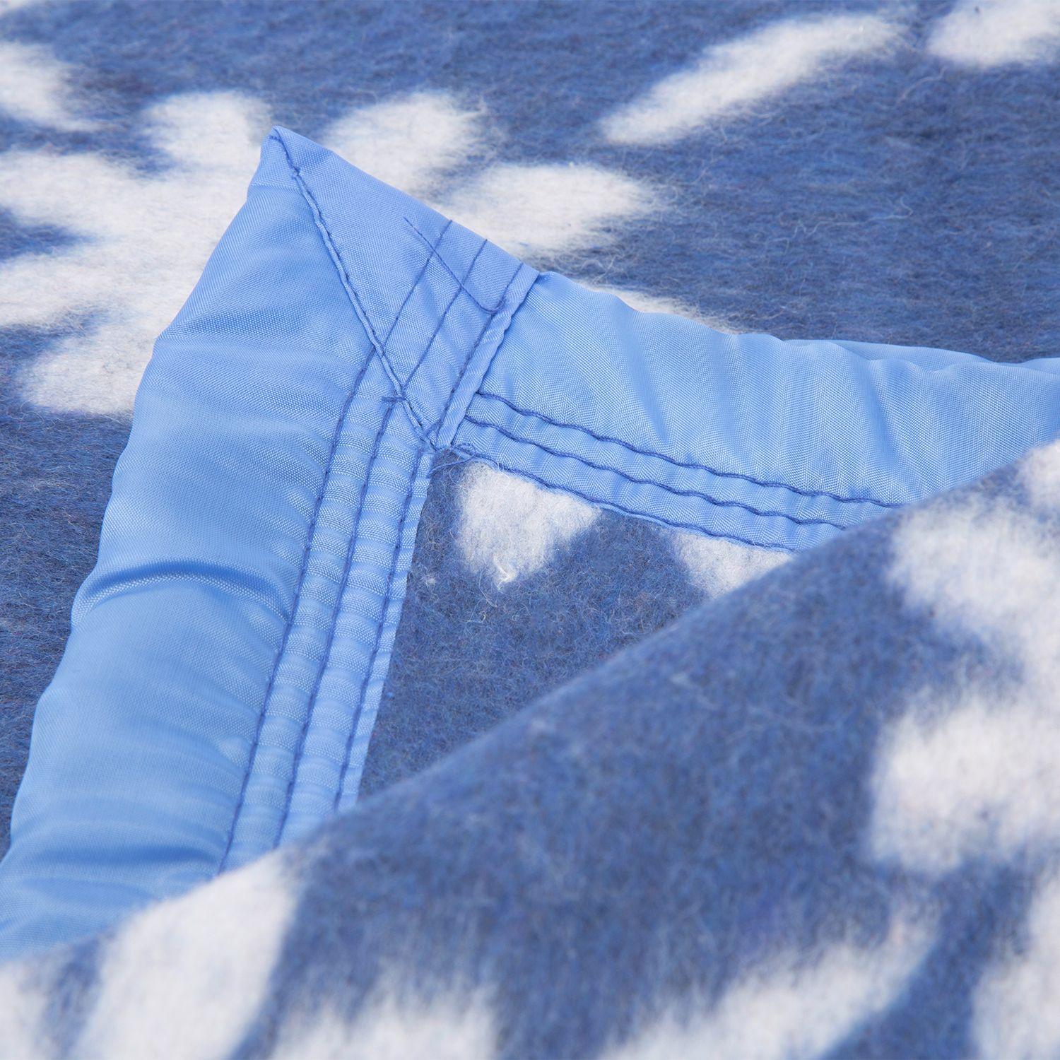 FRAZADA JAQUARD PUNTO CELESTE 2P-2