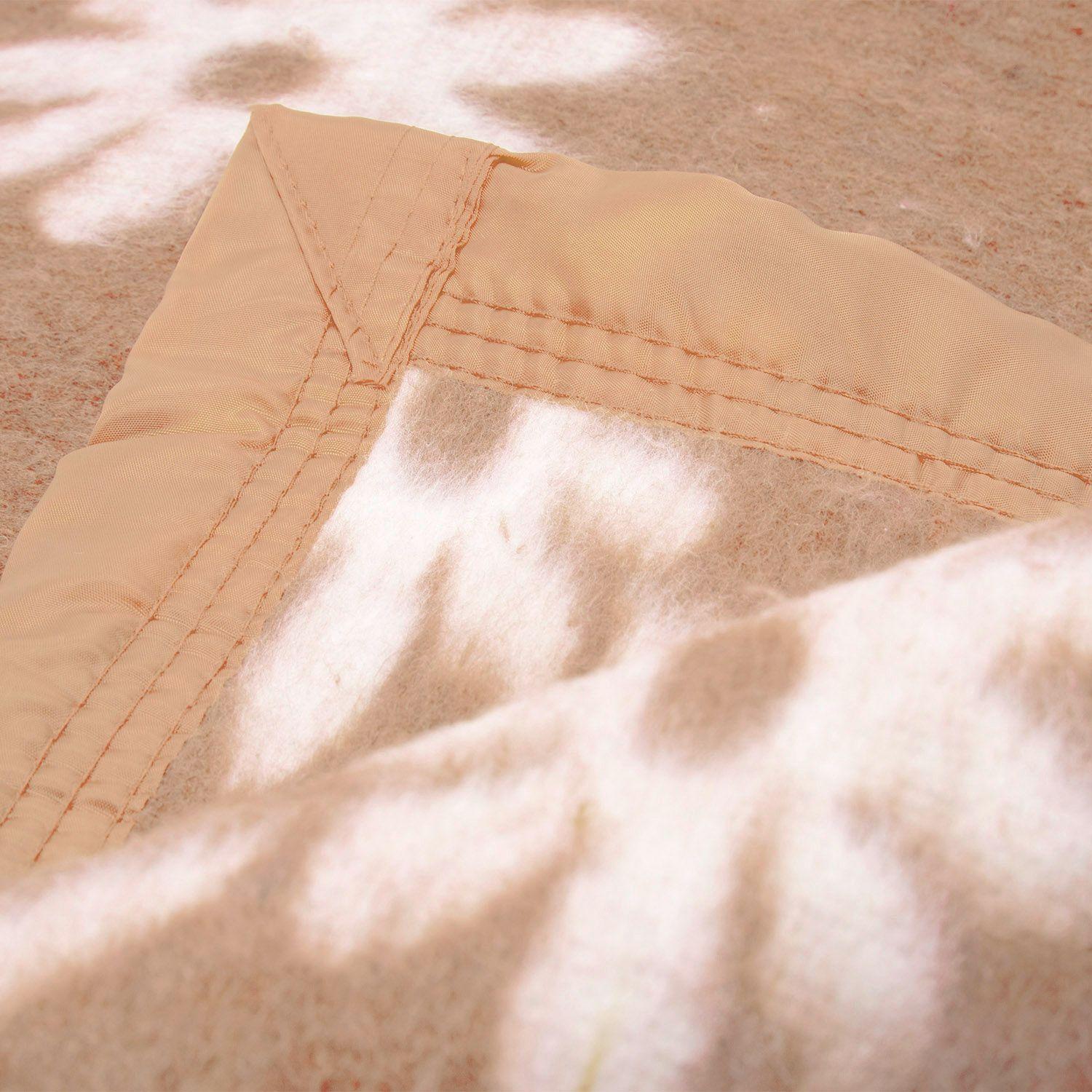 FRAZADA JAQUARD PUNTO BEIGE KING-2
