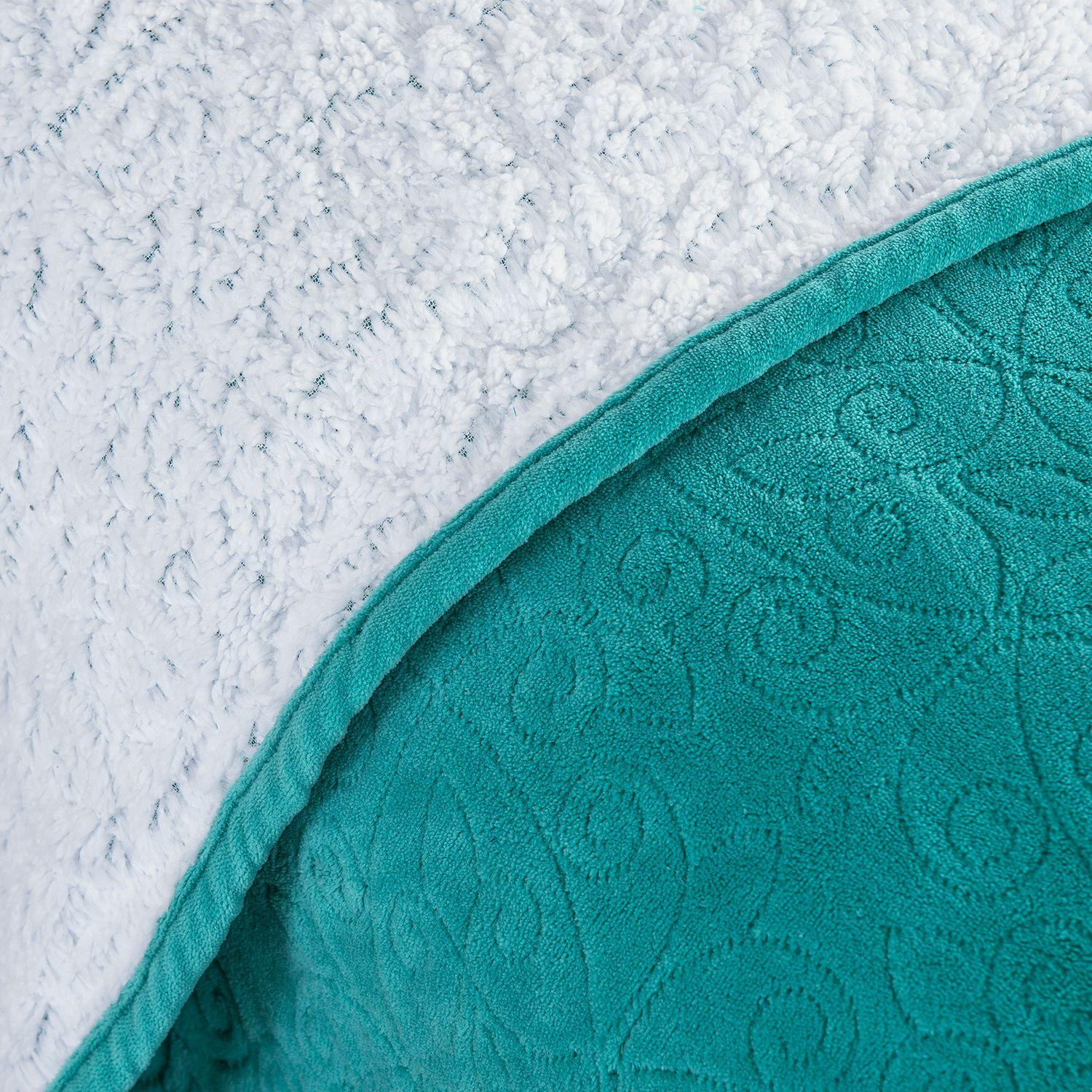 CUBRECAMA CORAL SHERPA KING TURQUESA-2