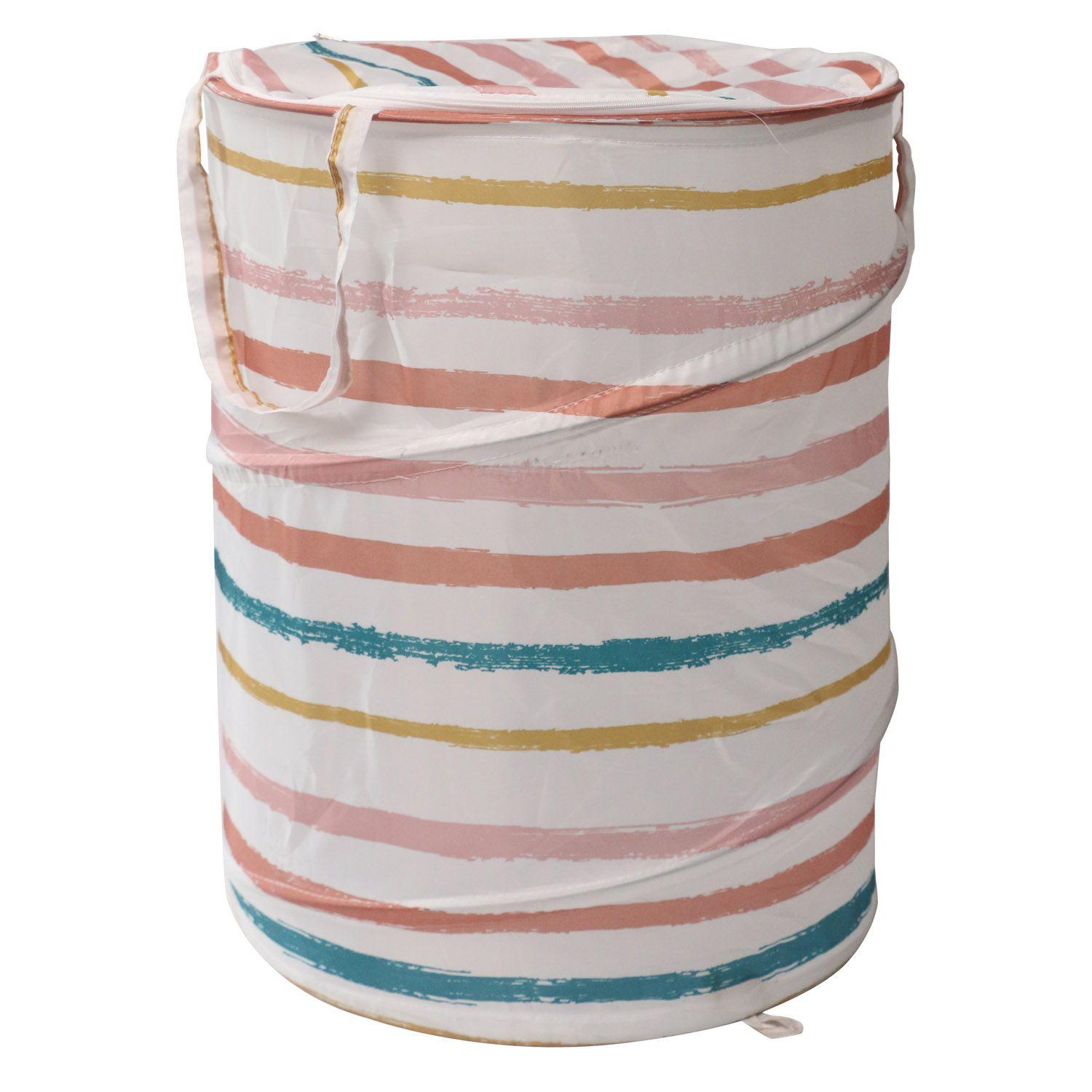 Canasto Ropa Baño Plegable Colores y Diseños-2