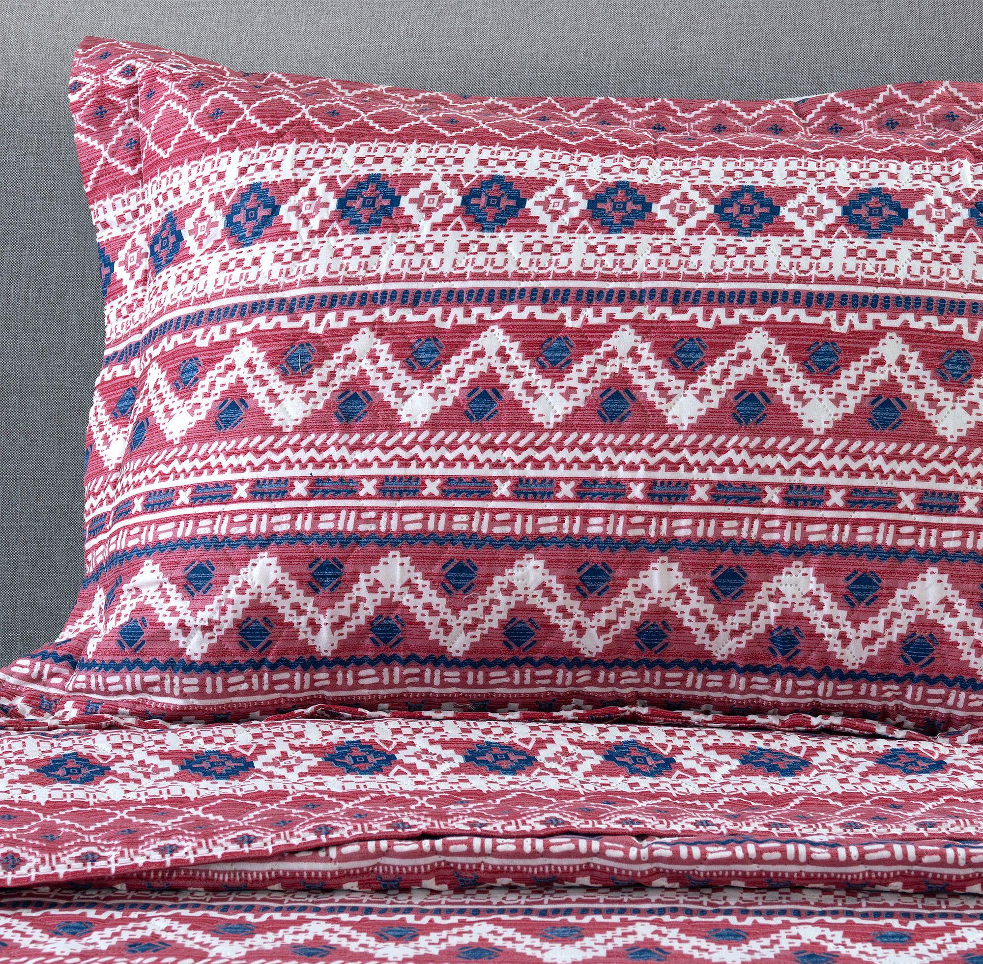 Cubrecama Ultrasonic Fucsia 1 Plaza-2