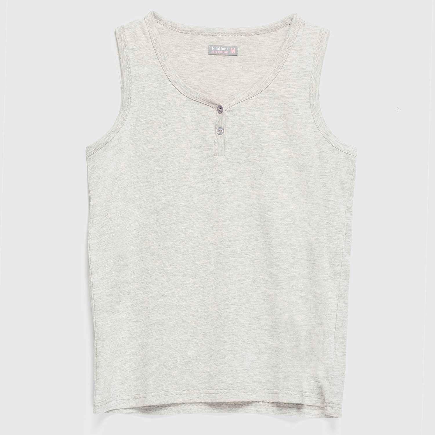 Pijama Melange Largo Mujer-2