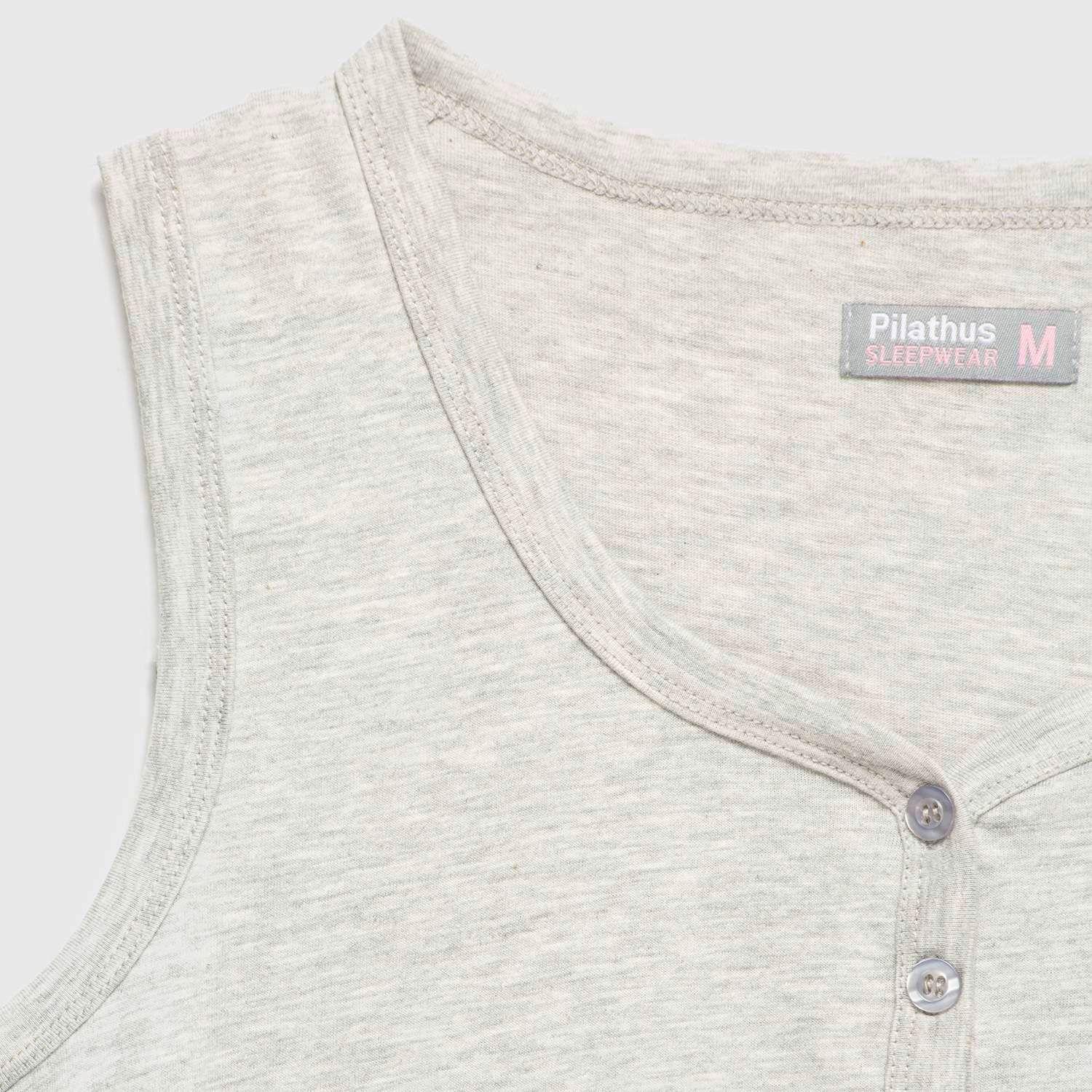 Pijama Melange Largo Mujer-3