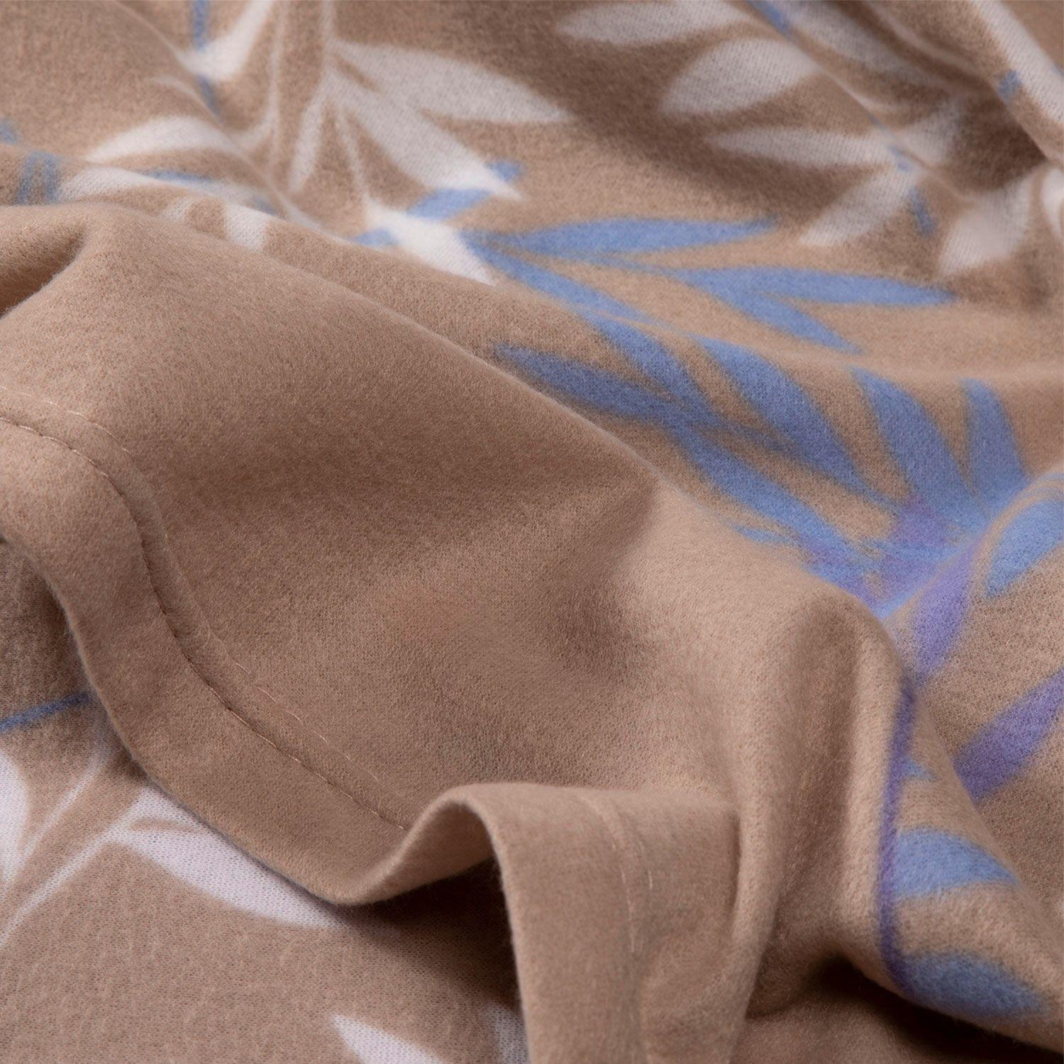 JUEGO SABANAS DE POLAR ESTAMPADAS LILA KING-4