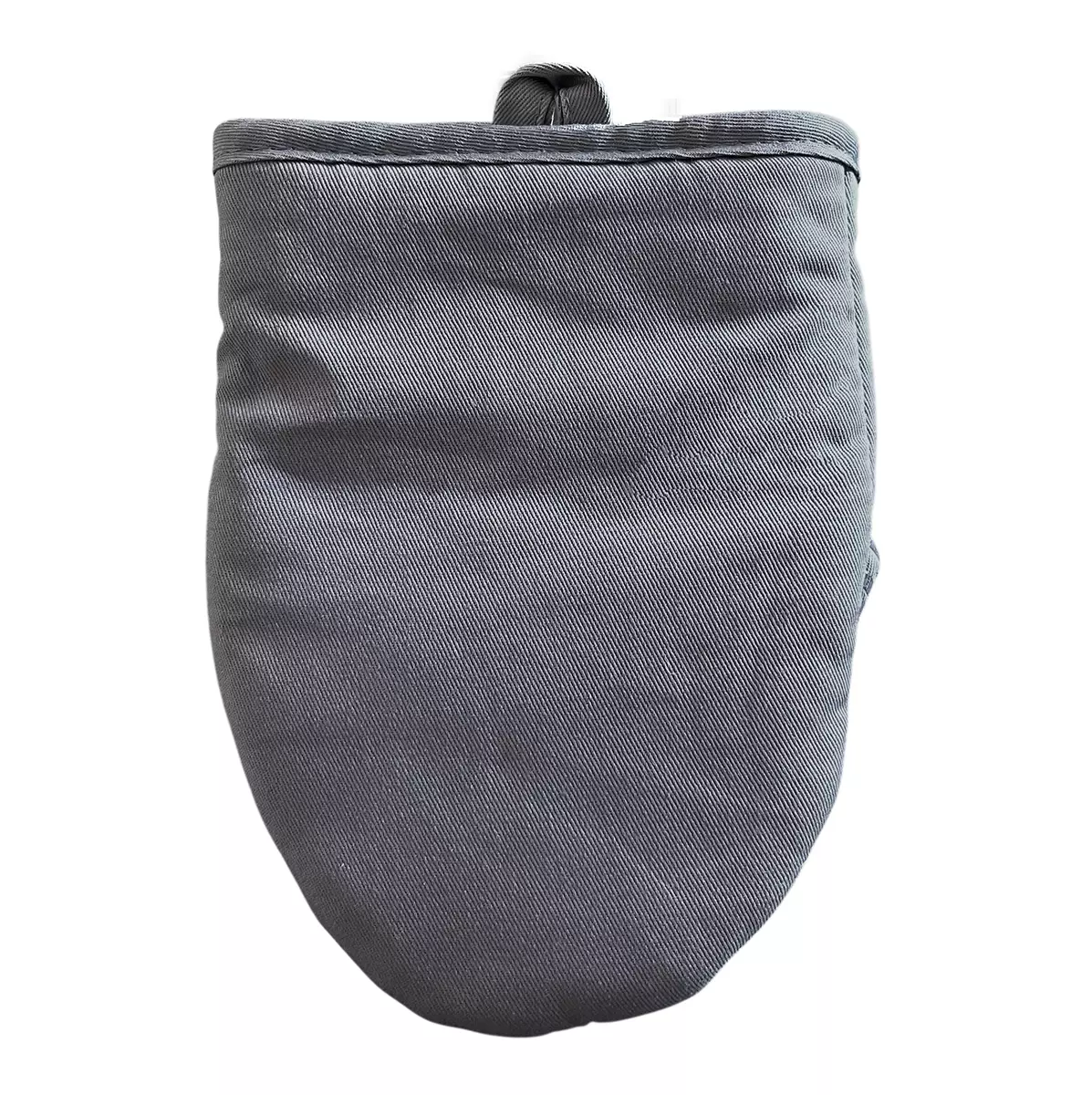 GUANTE TOMA OLLA CORTO TELA ALGODÓN GRIS-2
