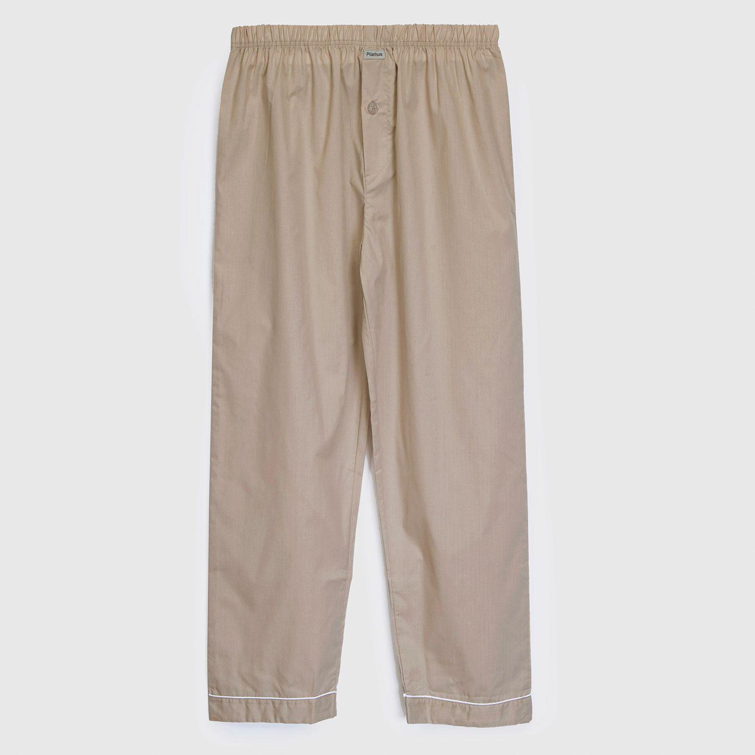 PIJAMA TREVIRA LARGO HOMBRE BEIGE-1