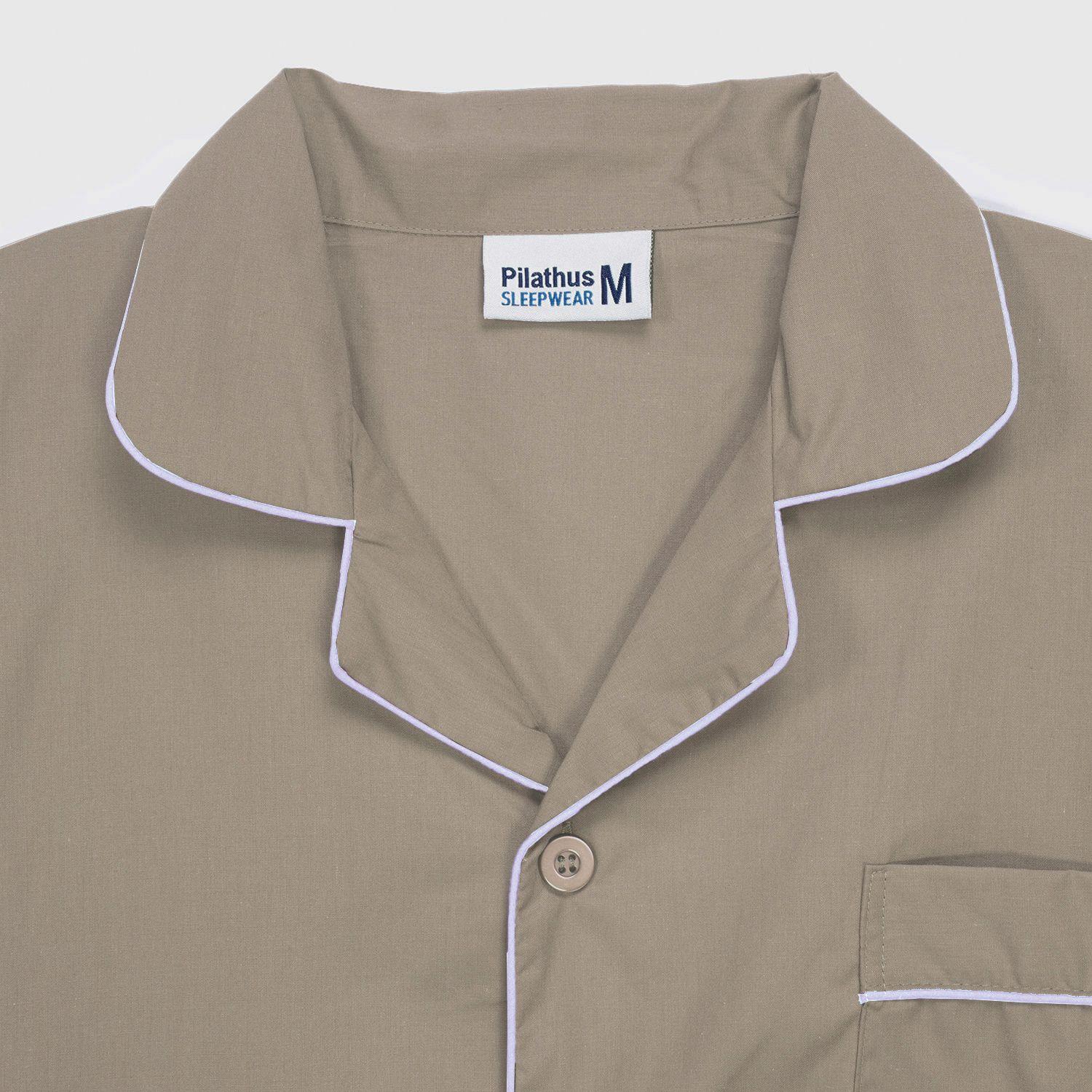 PIJAMA TREVIRA LARGO HOMBRE BEIGE-2