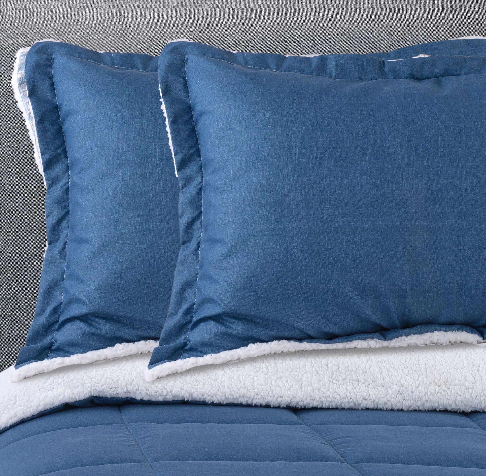 PLUMON ESTAMPADO CON SHERPA KING AZUL-2