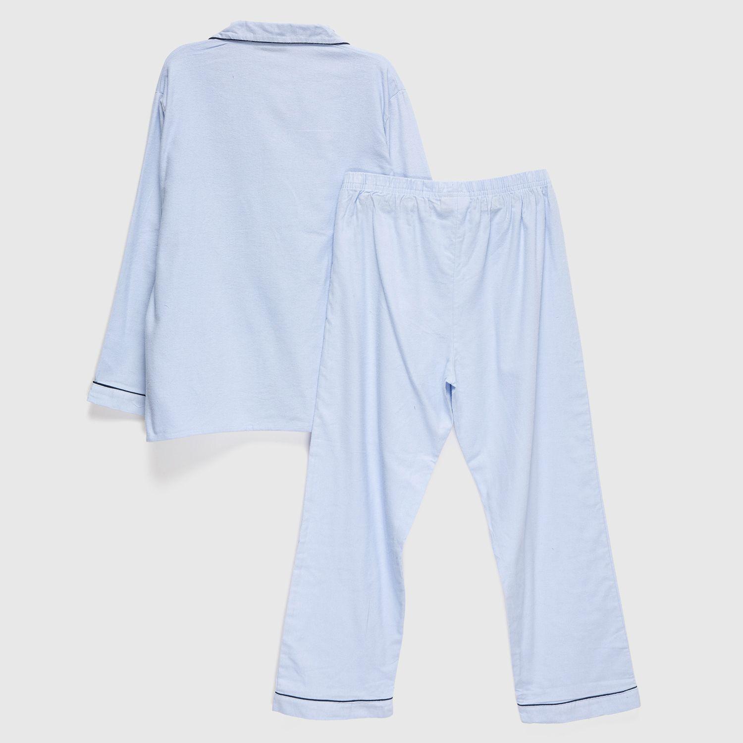 Pijama Franela Algodón Hombre-2