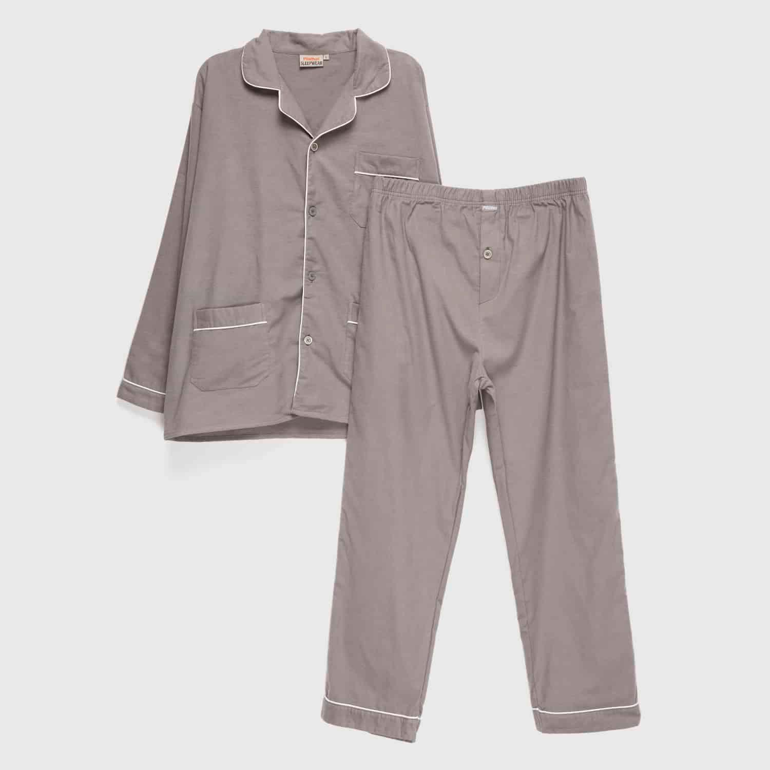 Pijama Franela Algodón Hombre-0
