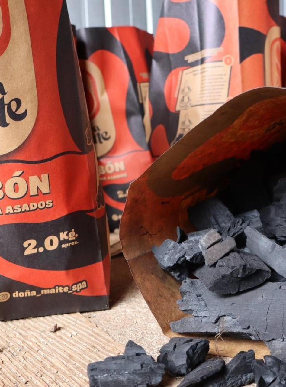 Carbon vegetal Doña Maite bolsa 2 kg -4