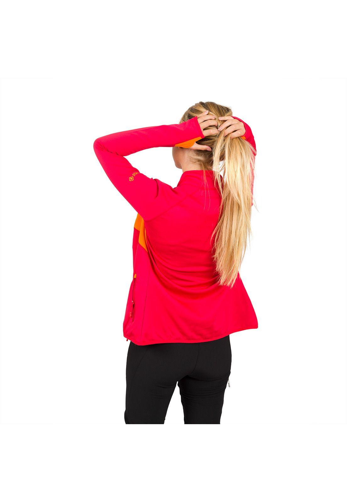 Chaqueta Forro Polar Somka Para Mujer Rojo-2