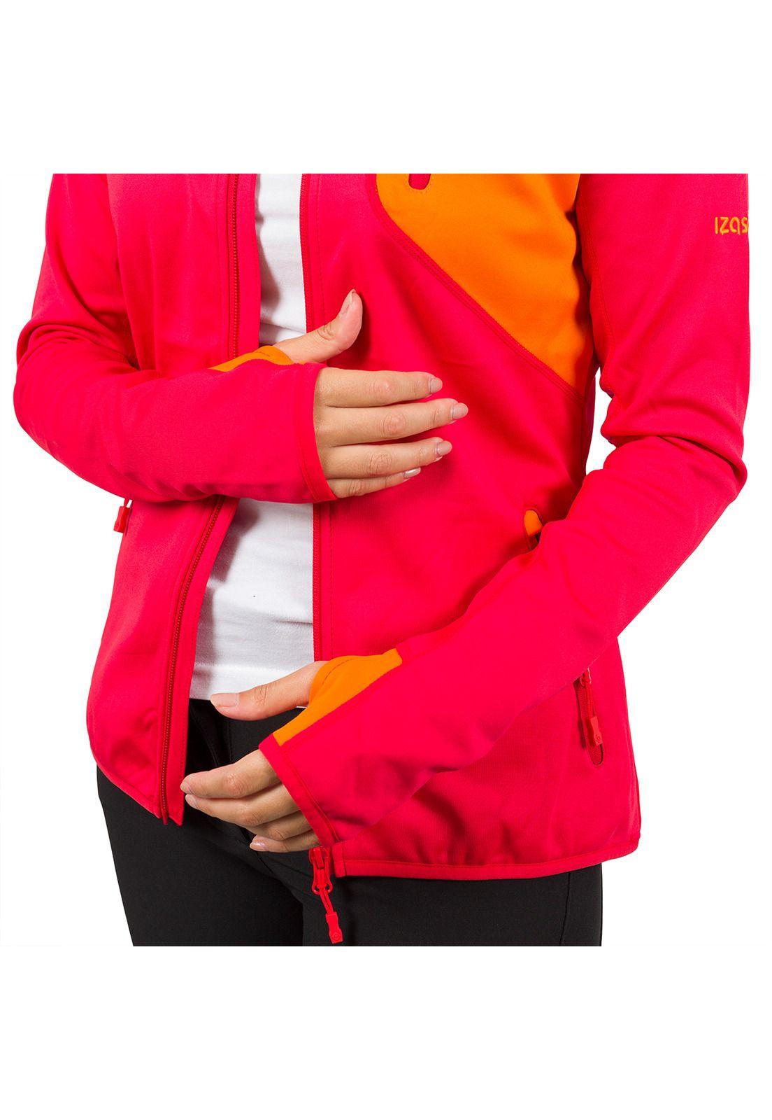 Chaqueta Forro Polar Somka Para Mujer Rojo-3