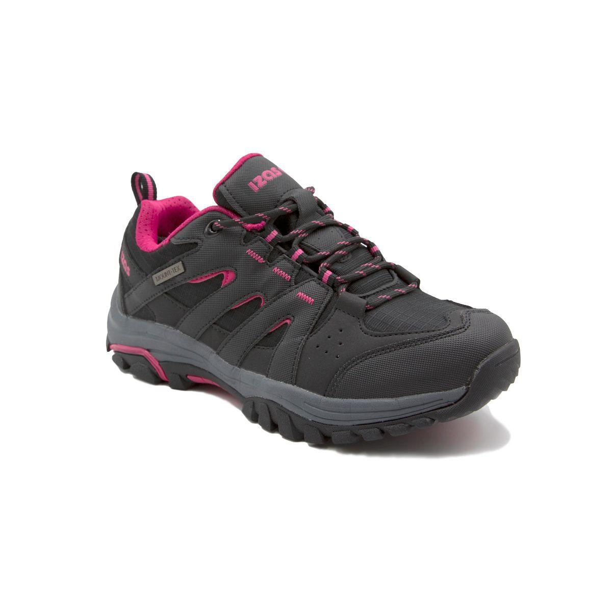 Zapatillas De Trekking Bald Para Mujer Negro/Fucsia-0