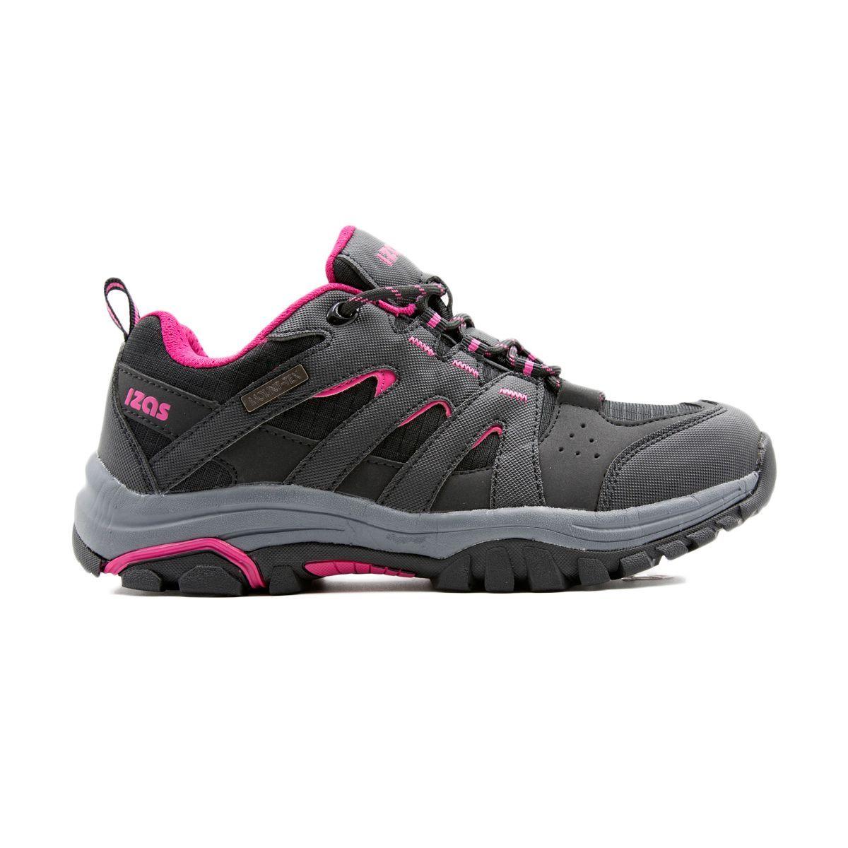 Zapatillas De Trekking Bald Para Mujer Negro/Fucsia-1