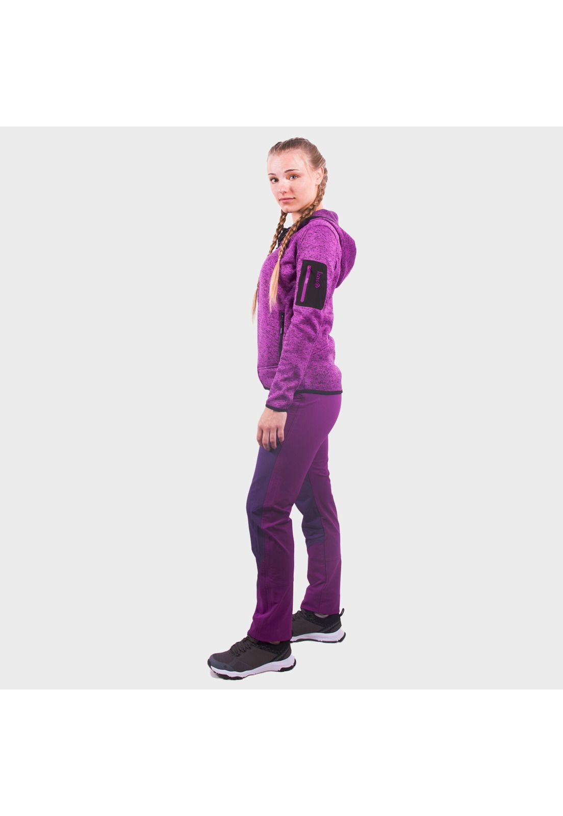 Chaqueta De Punto Lucania Para Mujer Morado-4