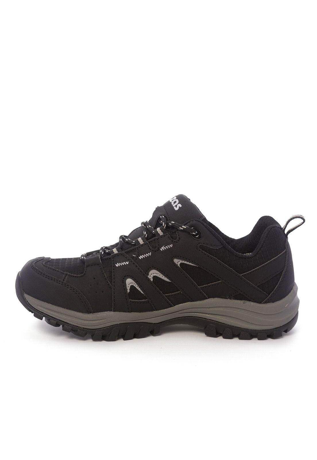 Zapatillas De Trekking Bald Para Hombre Negro-3