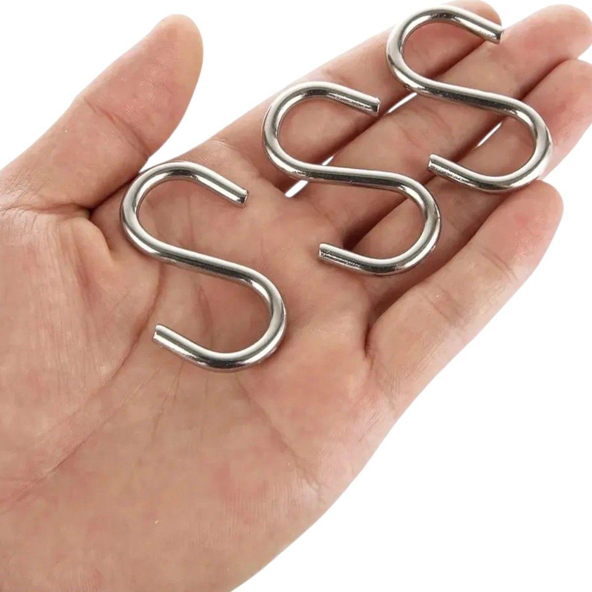 Pack 30 Colgador Met lico Tipo S 5cm-0