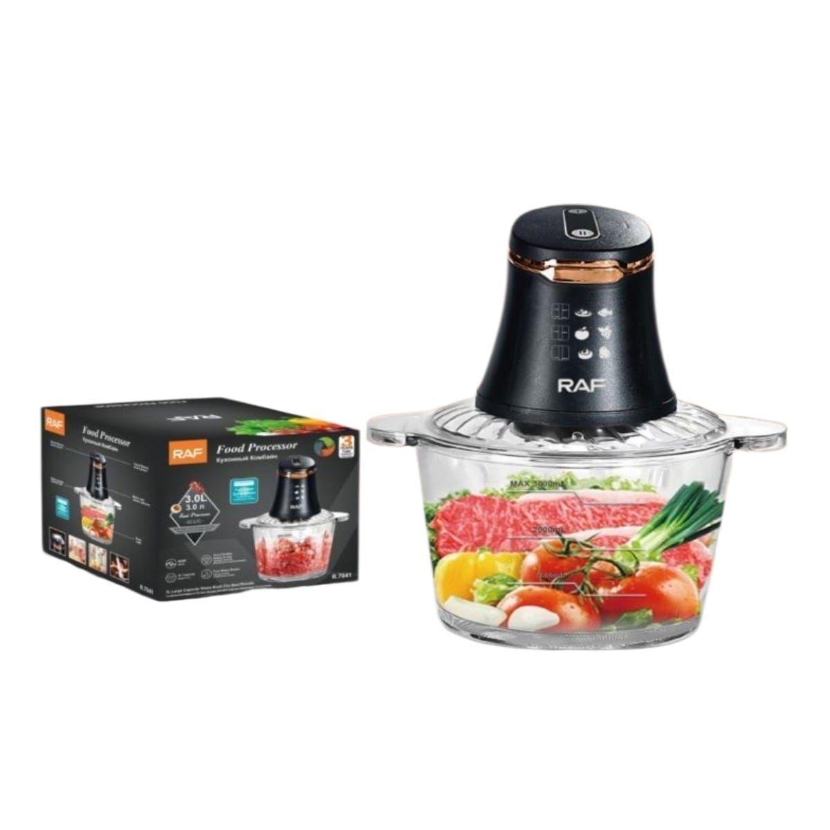 Procesador de Alimentos RAF 800W 3 Litros 4 Cuchillas-0