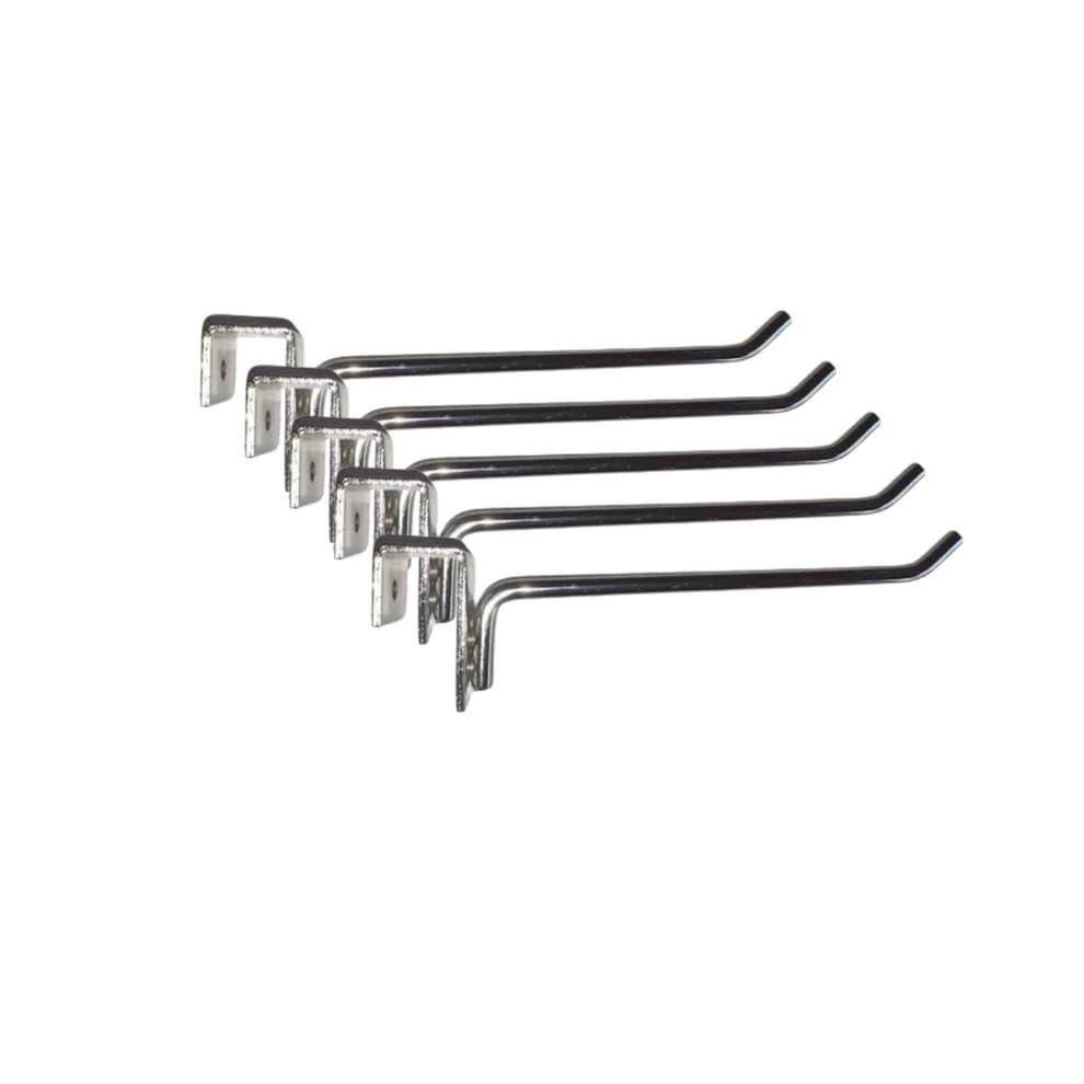 Pack 20 Ganchos de Metal para Barra 30cm -0