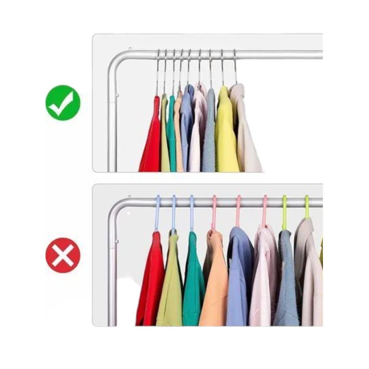 Pack 10 Colgador de Acero Inoxidable 28 cm-2