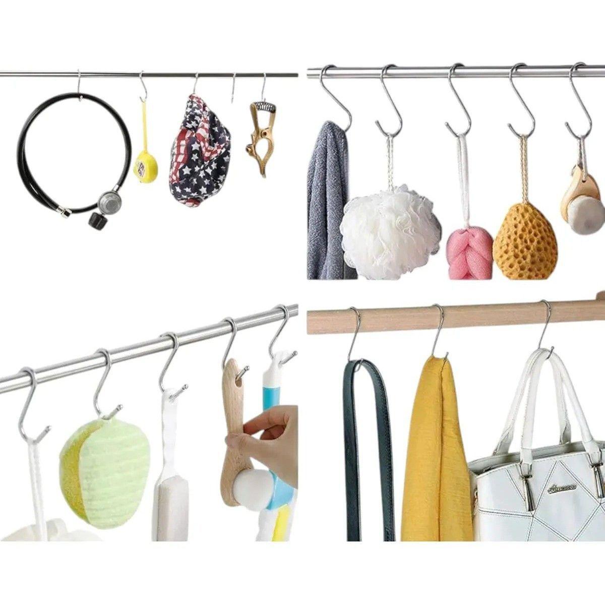 Pack 30 Ganchos S De Metal 14.5cm-1