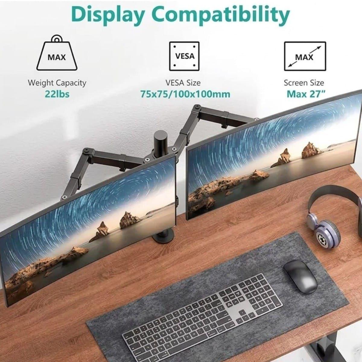 Base Soporte para Monitor Doble MULTI FUCTION-2