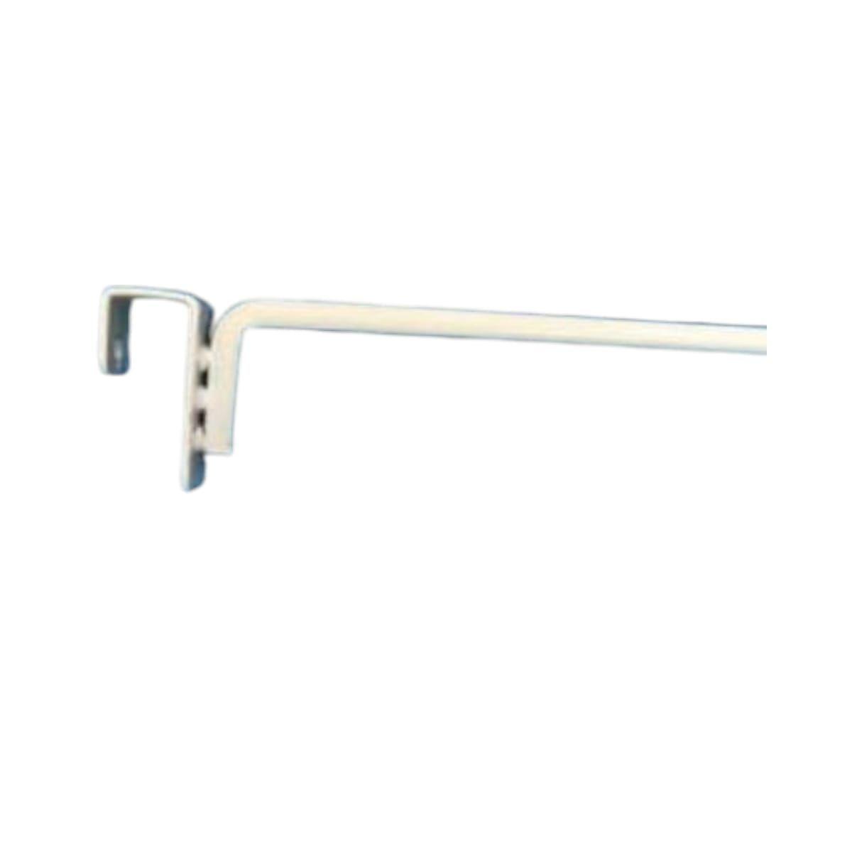 Set 20 Ganchos de Metal Blanco para Barra 40cm -1
