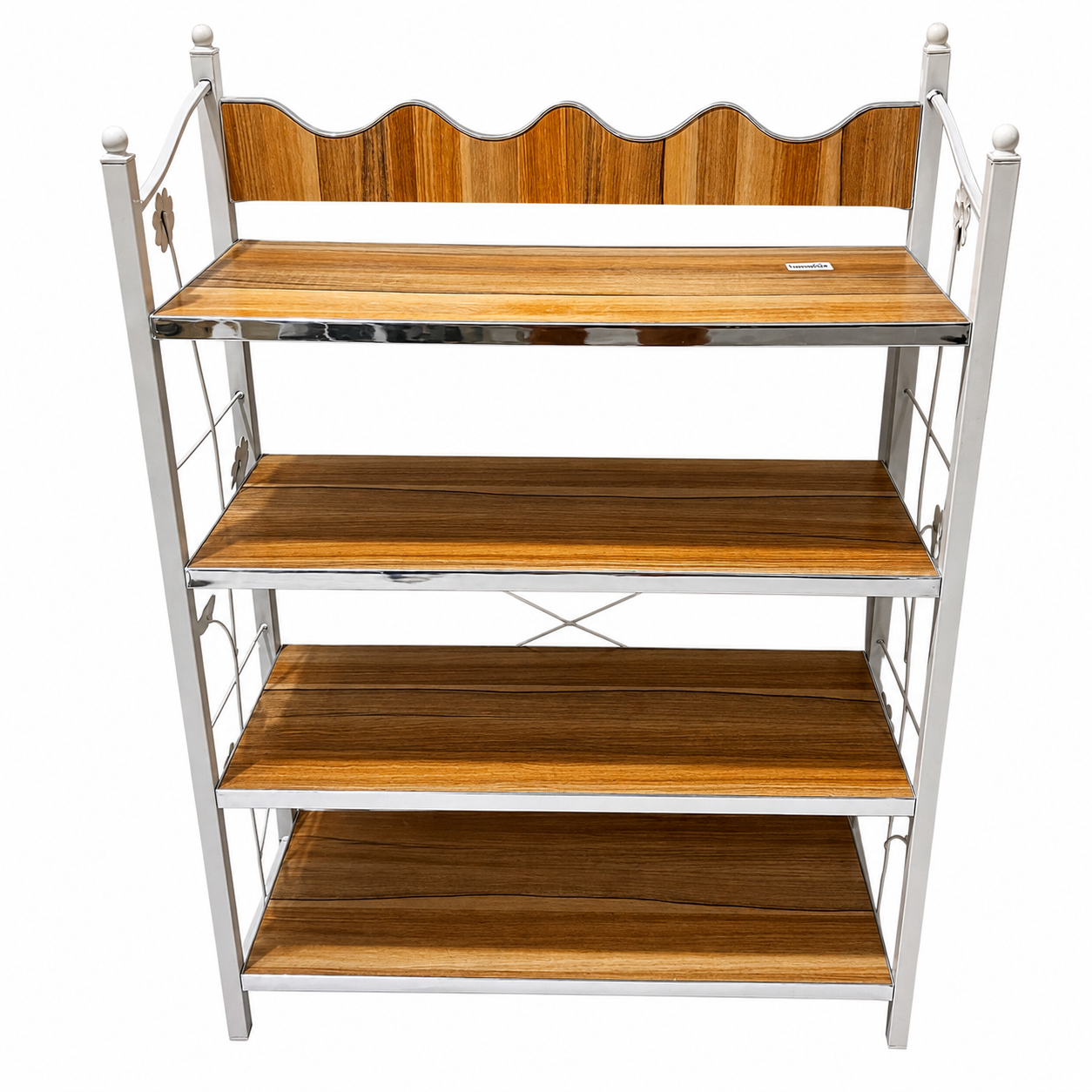 Estante de 4 Niveles de Madera Diseño Funcional y Elegante -0