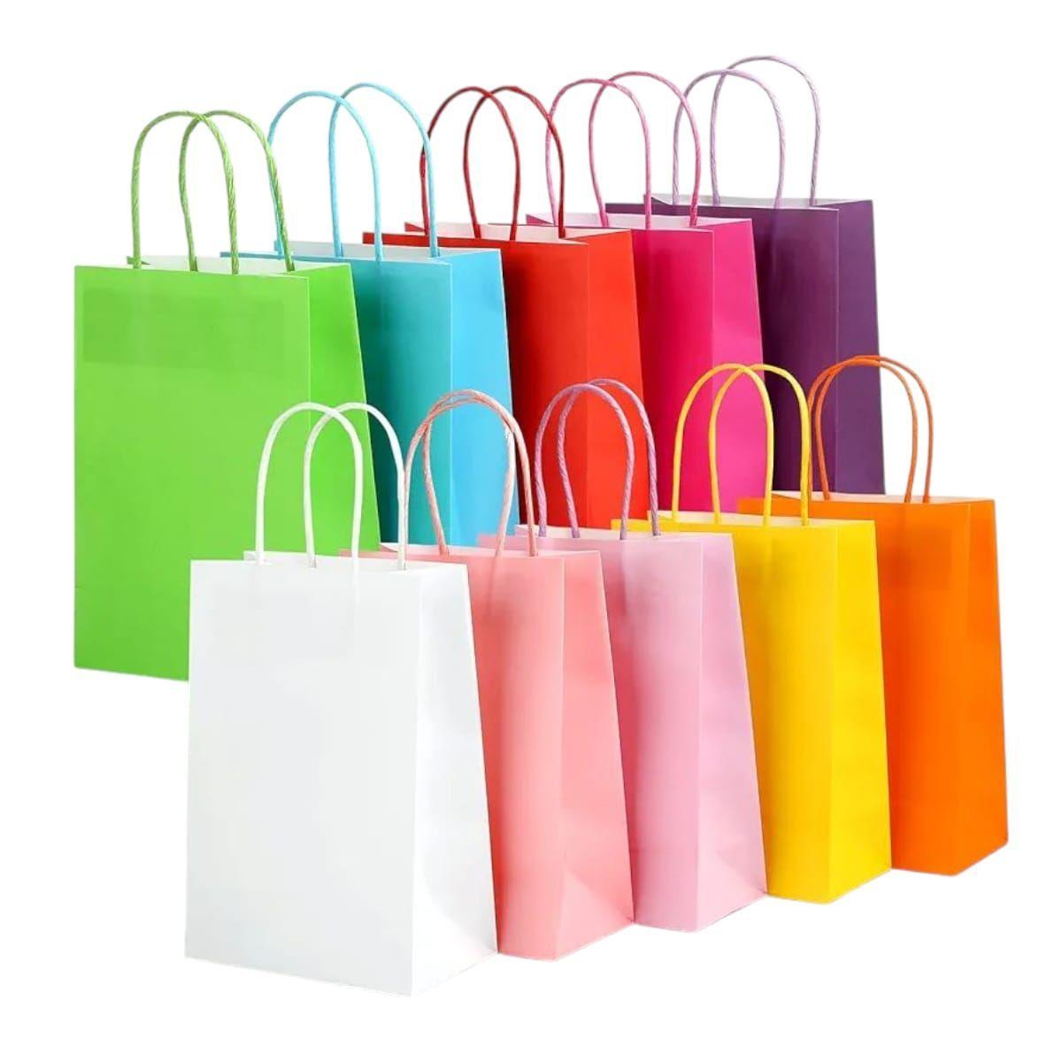 Pack 12 Bolsas de Regalo Plus Multicolores 42x31cm-1