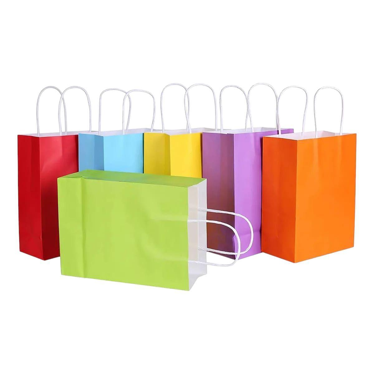 Pack 12 Bolsas de Regalo Plus Multicolores 42x31cm-2